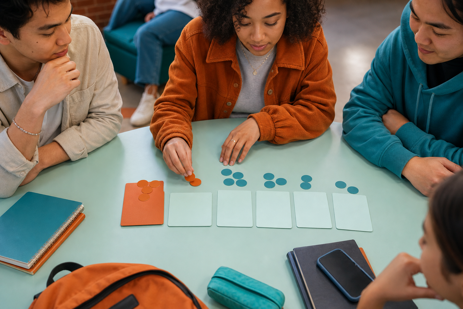 College student dividing a small weekly social budget across realistic plans