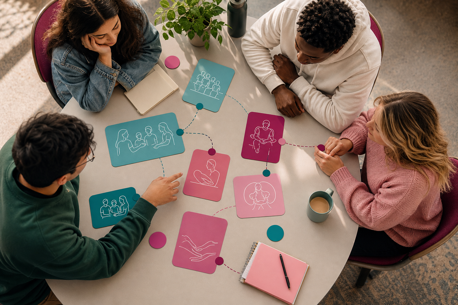 Student mapping counseling and community support options
