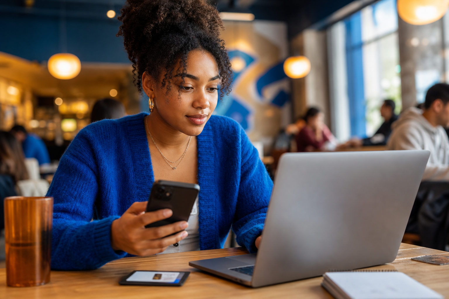 Student checking who verifies eligibility for a student discount