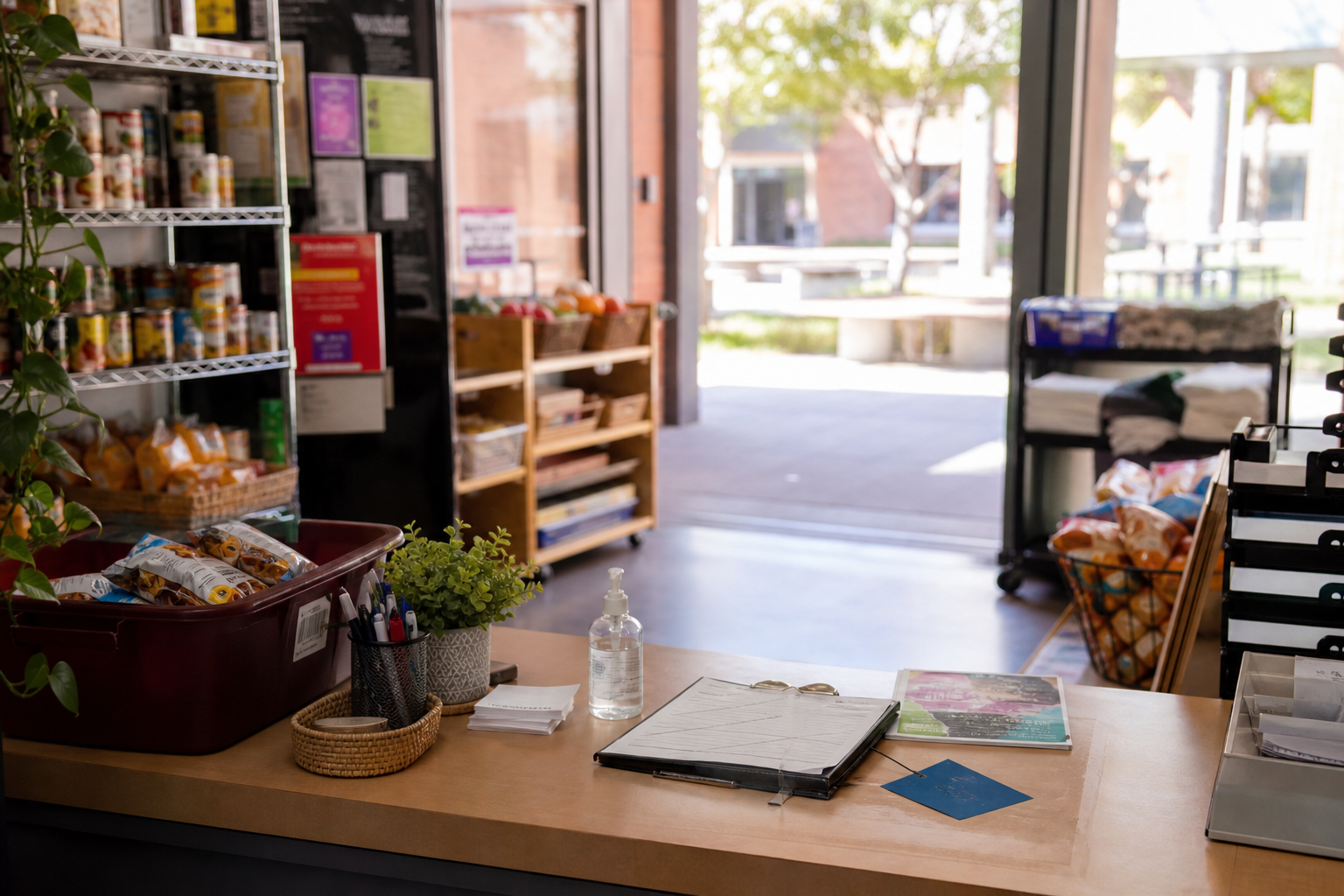 Student building a semester budget from a college bill and bank statement
